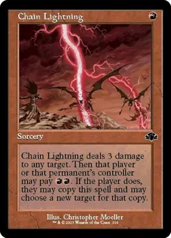 RETRO FRAME CHAIN LIGHTNING X4 *DOMINARIA REMASTERED* - Image 1