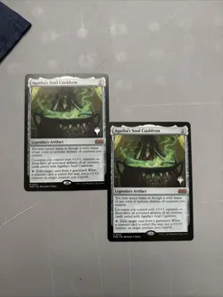 2x Agatha's Soul Cauldron, Promo Stamp, NM, Wilds of Eldraine, MTG, - Image 1