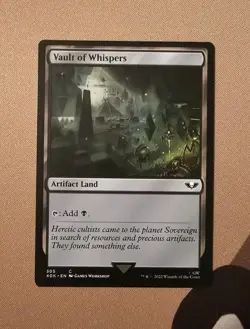 MTG Vault of Whispers x1 NM from Universes Beyond: Warhammer 40k - Image 1
