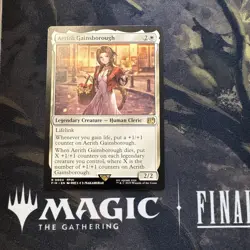 MTG Magic The Gathering Aerith Gainsborough FIN Rare Cleric Final Fantasy - Image 1