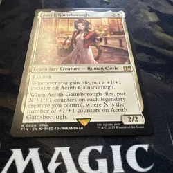 MTG Magic The Gathering Aerith Gainsborough FIN Rare Cleric Final Fantasy - Image 5