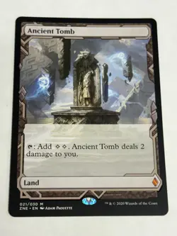 Ancient Tomb Zendikar Rising Expeditions Magic The Gathering MTG Rare Land - Image 1