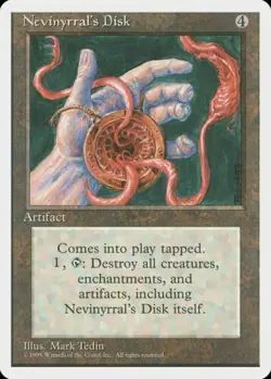 Nevinyrral's Disk 4th Edition Played MTG Magic DNA GAMES - Image 1