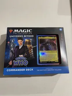Magic the Gathering: Universes Beyond Doctor Who Masters of Evil Commander - Image 1