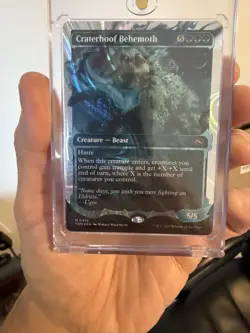 Craterhoof Behemoth (Showcase) (Halo Foil) 0414 English NM Pack Fresh - Image 1