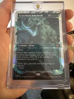 Craterhoof Behemoth (Showcase) (Halo Foil) 0414 English NM Pack Fresh - Image 2
