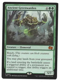 Ancient Greenwarden 627 Foundations Jumpstart MTG Magic J25 Mythic - Image 1