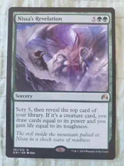 NM/LP Nissa's Revelation (MTG Magic Origins. Rare Green) - Image 1