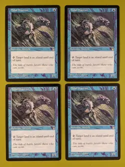 Tidal Warrior x4 Stronghold 4x Playset Magic the Gathering MTG - Image 1