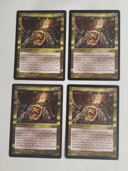 MTG Playset 4x Lobotomy (Tempest/Gold/U) - BGM - Image 1