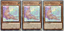 3 x POTE-EN022 Melffy Wally - Common 1st Edition Near Mint YuGiOh Cards - Image 1