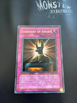 YUGIOH JUDGMENT OF ANUBIS ULTRA RARE RDS-ENSE3 LIMITED EDITION - Image 1
