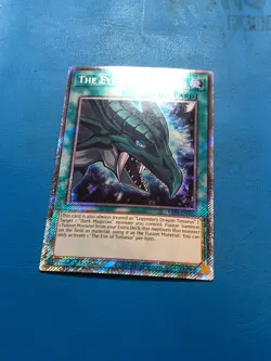 YUGIOH Platinum Secret Rare The Eye Of Timaeus RA04-EN192 1st Edition - Image 1