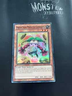 YUGIOH PREDICTION PRINCESS COINORMA SUPER RARE DRL2-EN030 1ST EDITION - Image 1