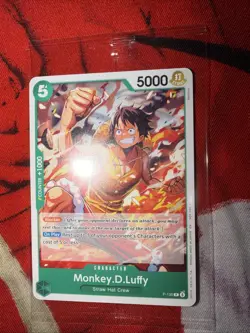 Monkey D Luffy P-135 Promo Sealed With Rainbow Leader One Piece OP16 Pre-release - Image 1