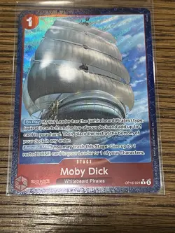 Moby Dick R Alt Art OP16-021 The Time To Battle One Piece TCG NM - Image 1