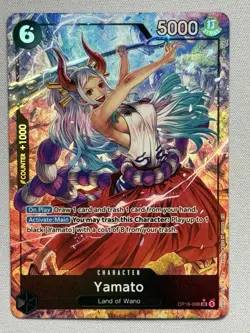 One Piece Bandai Yamato Alternate Art Foil SR Character OP16-098 English - Image 2