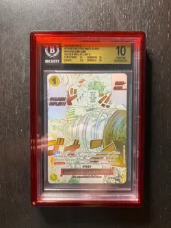 2026 ONE PIECE ADVENTURE ON KAMI'S ISLAND ALT ART GUM-GUM GOLDEN RIFLE BGS 10 - Image 1
