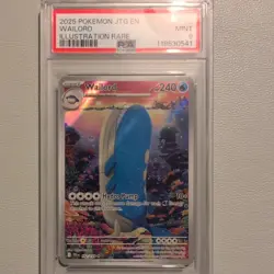 Wailord 162/159 PSA 9 Journey Together Illustration Rare Pokemon TCG - Image 1
