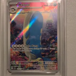 Wailord 162/159 PSA 9 Journey Together Illustration Rare Pokemon TCG - Image 3