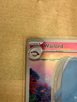 Pokemon TCG - Wailord - Journey Together - 162/159 - Illustration Rare - Image 2