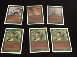 Mtg Unlimited Green Lot-41 Cars Gaea’s Liege,Cockatrice. Played - Image 2