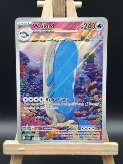 Pokemon TCG Wailord Journey Together 162/159 Secret Illustration Rare NM - Image 1