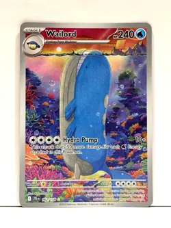 Wailord 162/159 Illustration Rare Journey Together Pokemon Card TCG NM - Image 1