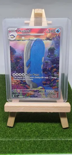 Wailord 162/159 Sv09: Journey Together Illustration Rare Pokemon TCG - Image 1