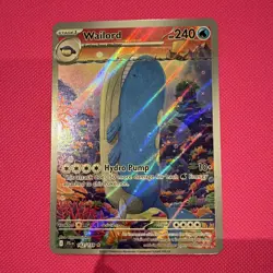Wailord 162/159 Illustration Rare Holo - Sv09 Journey Together Pokemon TCG EN - Image 1