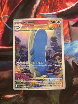 Pokemon TCG Wailord Special Illustration Rare Card Journey Together 162/159 - Image 1