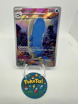 Pokemon TCG Wailord Special Illustration Rare Card Journey Together 162/159 - Image 1