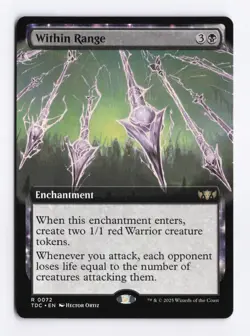 Within Range (Extended Art) 0072 (R) MTG Commander Tarkir: Dragonstorm (TDC) EN - Image 1