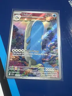 Pokemon TCG Wailord Illustration Rare 162/159 Journey Together - Image 1