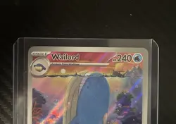 Pokemon TCG Wailord 162/159 Illustration Rare Holo SV09 Journey Together HP240 - Image 2