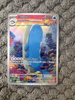 Pokemon TCG Wailord Special Illustration Rare Card Journey Together 162/159 - Image 1