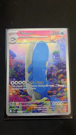 Pokemon TCG Journey Together Wailord Illustration 162/159 Near Mint Condition - Image 1