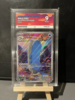Pokemon TCG Wailord Illustration Rare Journey Together 162/159 ACE 9 - Image 1