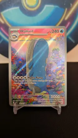 Pokemon TCG Wailord Illustration Rare 162/159 Journey Together - Image 3
