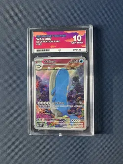 Pokemon TCG Wailord Journey Together Illustration Rare Card 162/159 Ace 10 - Image 1
