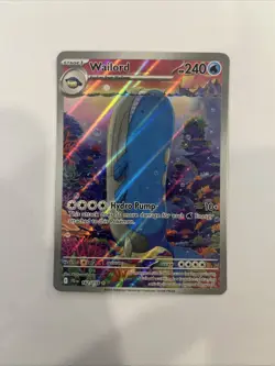 Pokemon TCG Wailord Special Illustration Rare Card Journey Together 162/159 - Image 1