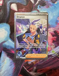 Drayton 244/191 Pokemon Card Surging Sparks Special Illustration Rare - Image 1