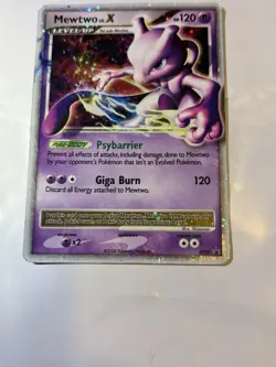 Mewtwo LV.X DP28 Black Star Promo 2008 Holo Rare Pokemon Card TCG - Image 2