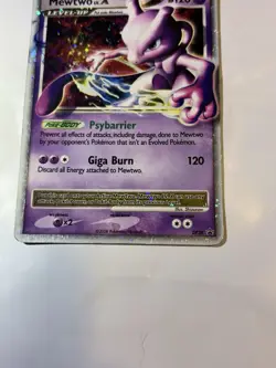 Mewtwo LV.X DP28 Black Star Promo 2008 Holo Rare Pokemon Card TCG - Image 3