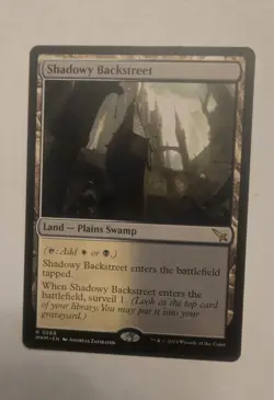 MTG - Shadowy Backstreet - 0268 - Murders at Karlov Manor - Image 1