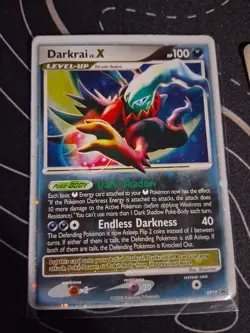 Nintendo Pokemon TCG Holo 2-Card Lot Charizard G LV.X 143/147 Darkrai DP19 - Image 3