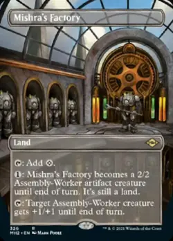 Mishra's Factory (Borderless) -Foil Near Mint MTG Modern Horizons 2 - Image 1