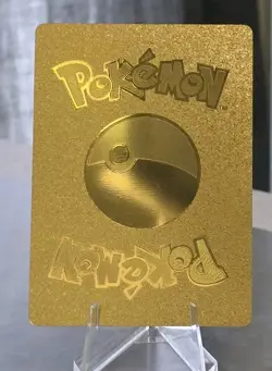 Pokemon Primal Pikachu EX 720hp Gold Foil Fan Art Collector Card TCG - Image 2