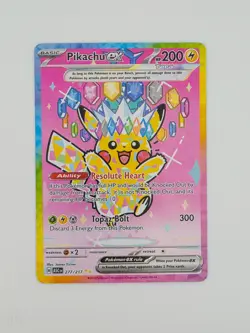 Pokemon Pikachu ex 277/217 Ascended Heroes SIR Special Illustration Rare NM Card - Image 1