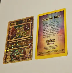 Pokemon TCG Ancient Mew Promo Holo Rare Card 1999/2000 Including Details Card - Image 2